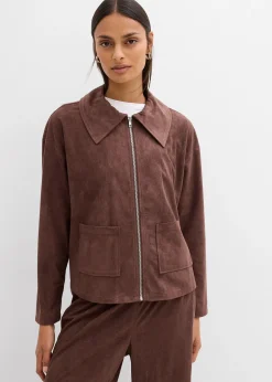 bonprix Surchemise en suédine|Femme Vestes & Manteaux