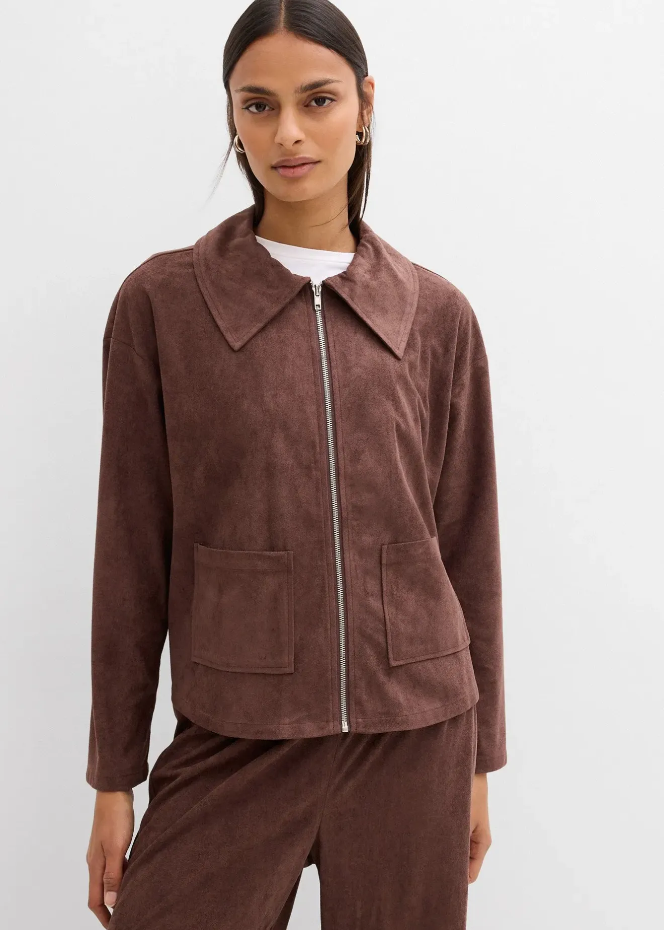 bonprix Surchemise en suédine|Femme Vestes & Manteaux