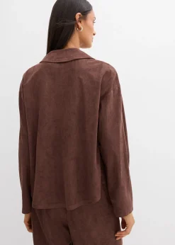 bonprix Surchemise en suédine|Femme Vestes & Manteaux
