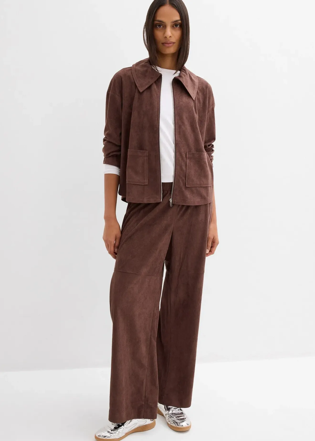 bonprix Surchemise en suédine|Femme Vestes & Manteaux