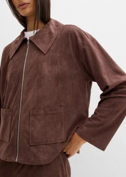 bonprix Surchemise en suédine|Femme Vestes & Manteaux