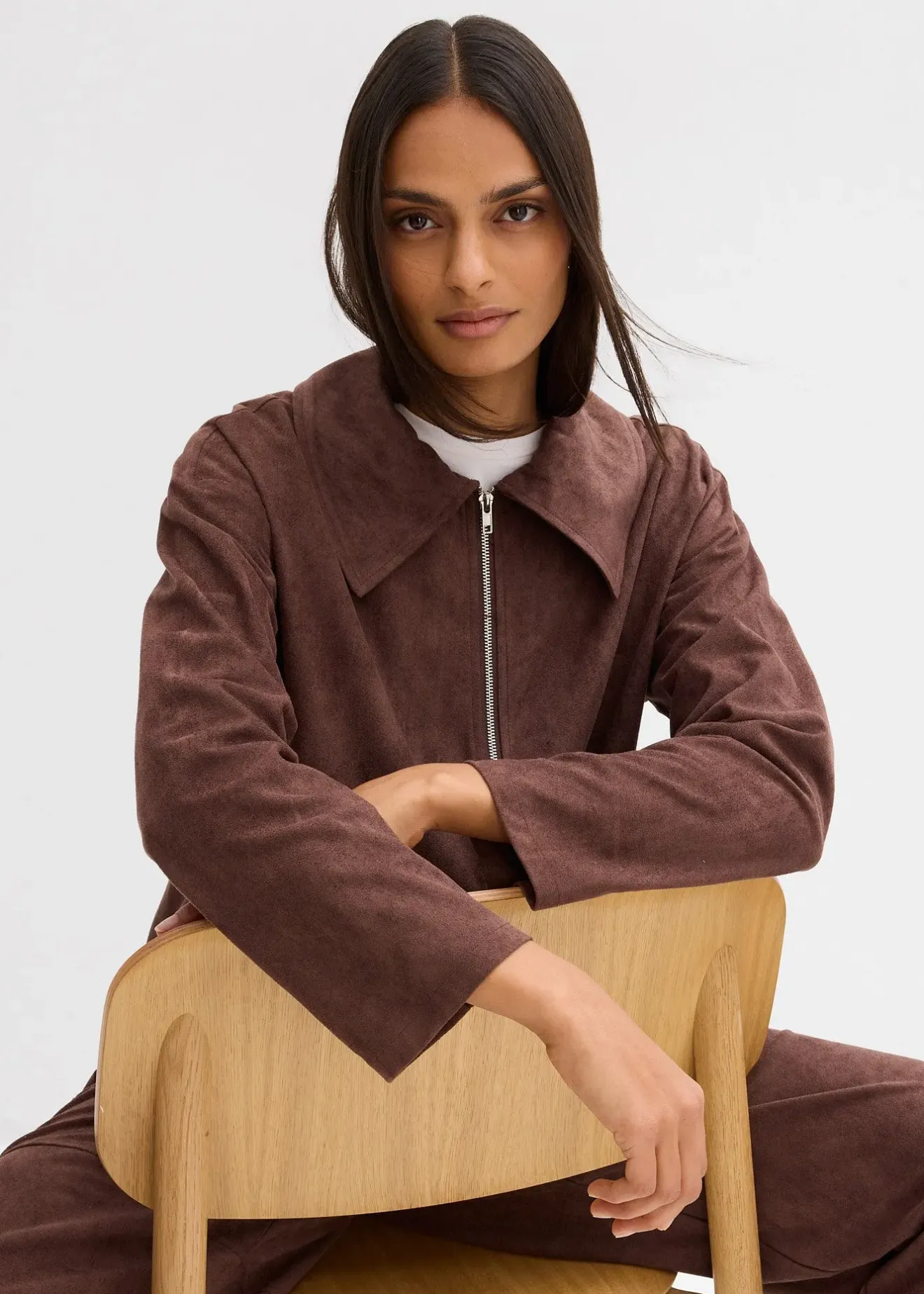 bonprix Surchemise en suédine|Femme Vestes & Manteaux