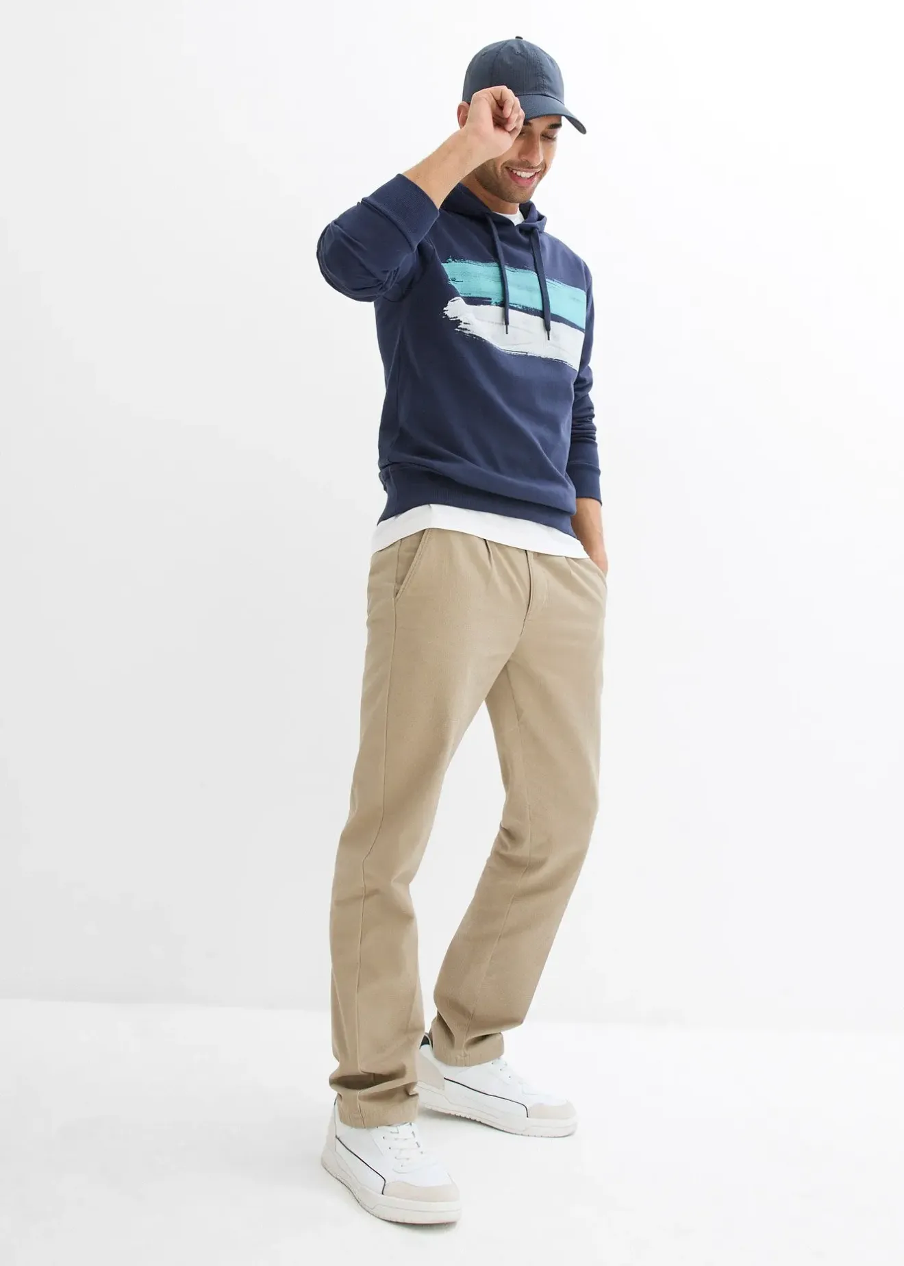 bonprix Sweat à capuche 100% coton|Homme Sweats