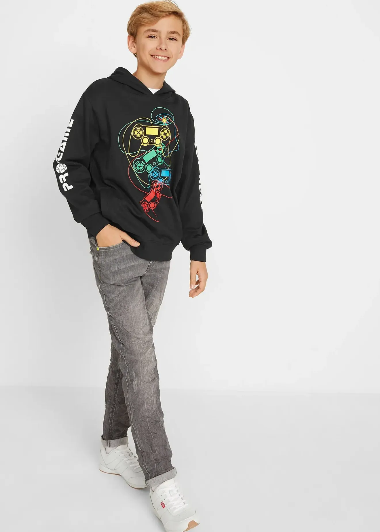 Enfant bonprix Vêtements Enfant|Garçons 9-16 Ans·Pulls & Sweats|Sweat à capuche 100% coton