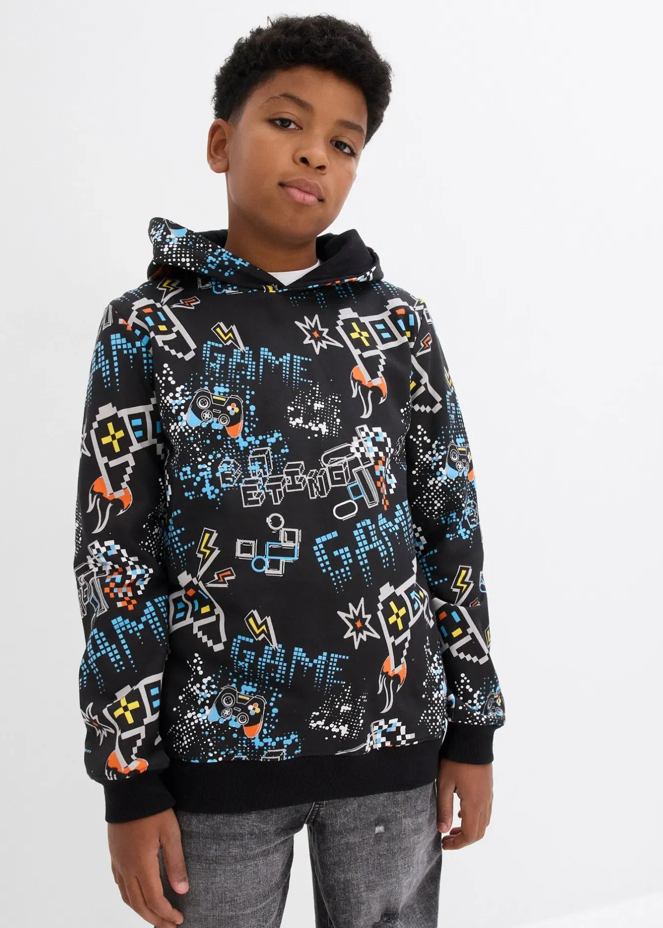 Enfant bonprix Vêtements Enfant|Garçons 9-16 Ans·Pulls & Sweats|Sweat à capuche 100% coton