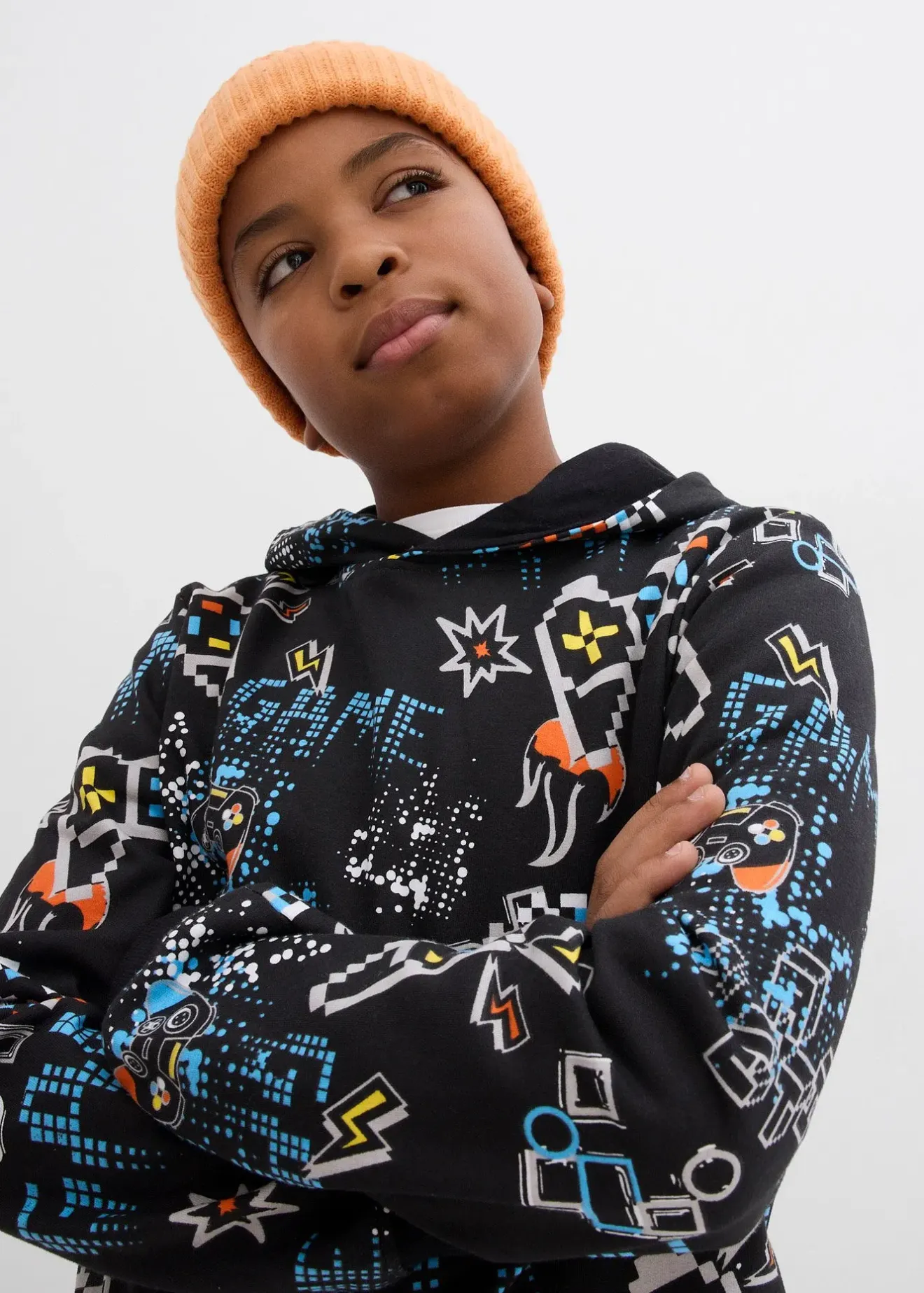 Enfant bonprix Vêtements Enfant|Garçons 9-16 Ans·Pulls & Sweats|Sweat à capuche 100% coton