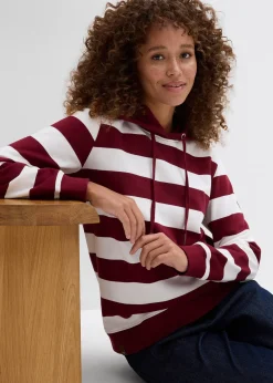 bonprix Sweat à capuche 100% coton|Femme Sweats