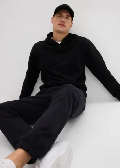 bonprix Sweat à capuche 100% coton, loose|Homme Vêtements De Sport|Sweats