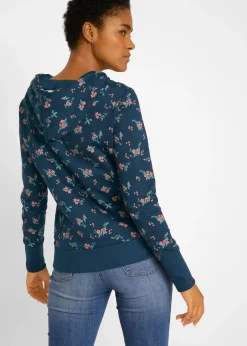 bonprix Sweat à capuche avec cordon, 100% coton|Femme Sweats