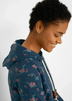 bonprix Sweat à capuche avec cordon, 100% coton|Femme Sweats