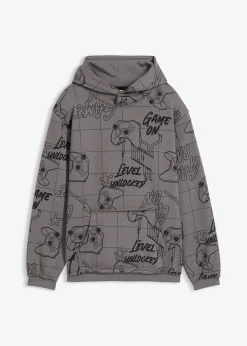 bonprix Sweat à capuche doux en coton mélangé|Enfant Vêtements Enfant|Garçons 9-16 Ans·Pulls & Sweats