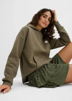 Femme bonprix Sweats|Sweat à capuche doux en coton mélangé