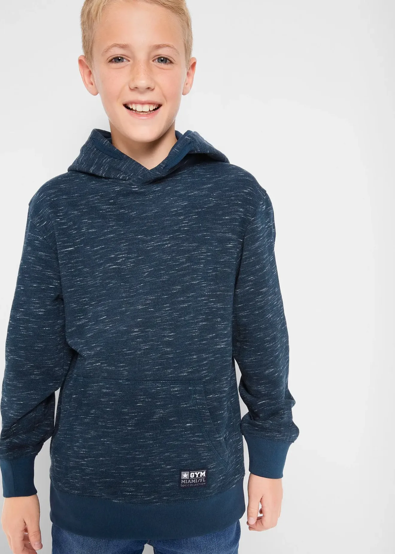 bonprix Sweat à capuche en coton mélangé|Enfant Vêtements Enfant|Garçons 9-16 Ans·Pulls & Sweats