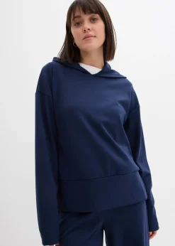 bonprix Sweat à capuche en jersey milano confortable|Femme Sweats