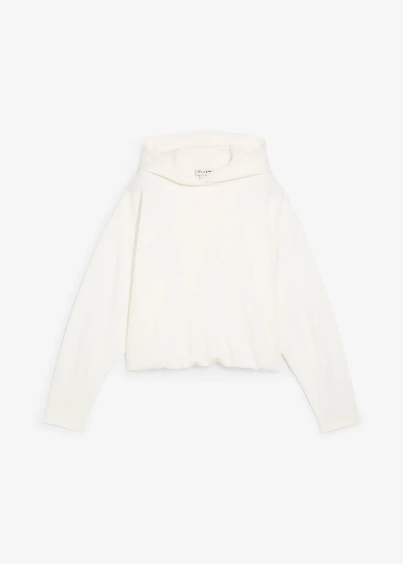 Femme bonprix Sweats|Sweat à capuche légèrement brillant en viscose mélangée