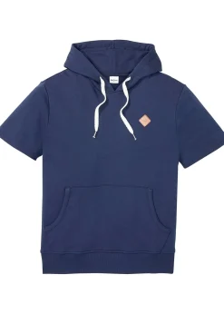 Homme bonprix Sweats|Sweat à capuche, manches courtes