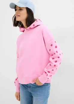 Femme bonprix Sweats|Sweat à capuche oversize 100% coton