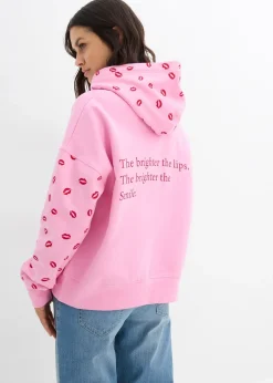 Femme bonprix Sweats|Sweat à capuche oversize 100% coton