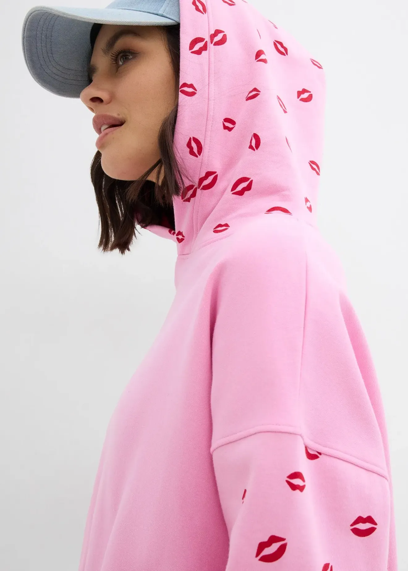 Femme bonprix Sweats|Sweat à capuche oversize 100% coton