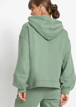 bonprix Sweat à capuche oversize en coton mélangé doux|Femme Sweats