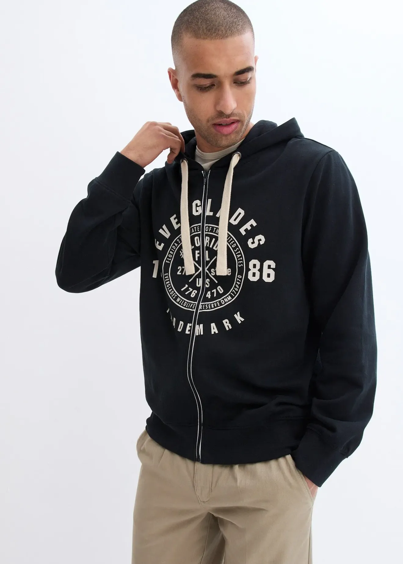 bonprix Sweat à capuche zippé confortable|Homme Sweats