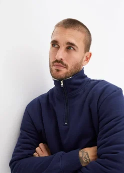 Homme bonprix Vêtements Thermiques|Sweats|Sweat à col camionneur et doublure chaude