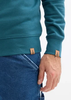 Homme bonprix Sweats|Sweat à col châle