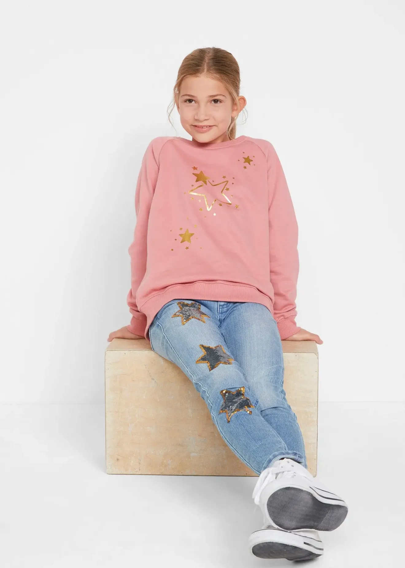 bonprix Sweat 100% coton|Enfant Vêtements Enfant|Filles 9-16 Ans·Pulls & Sweats