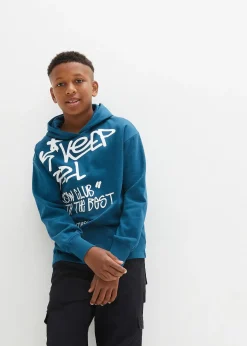 Enfant bonprix Vêtements Enfant|Garçons 9-16 Ans·Pulls & Sweats|Sweat 100% coton à capuche et imprimé graffiti