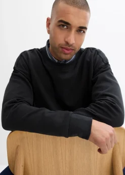 Homme bonprix Sweats|Sweat 100% coton, coupe loose