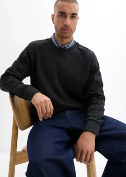 Homme bonprix Sweats|Sweat 100% coton, coupe loose