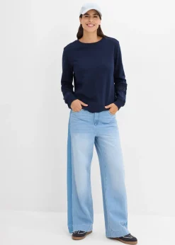 Femme bonprix Sweats|Sweat avec détails crochet