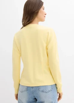 bonprix Sweat cintré en matière néoprène|Femme Sweats