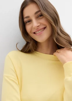 bonprix Sweat cintré en matière néoprène|Femme Sweats