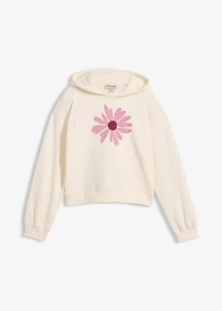 bonprix Sweat court à capuche 100% coton|Enfant Vêtements Enfant|Filles 9-16 Ans·Pulls & Sweats