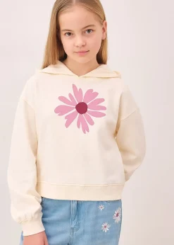 bonprix Sweat court à capuche 100% coton|Enfant Vêtements Enfant|Filles 9-16 Ans·Pulls & Sweats