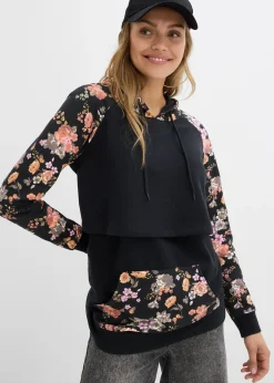 Femme bonprix Femme Enceinte|Sweat de grossesse 2en1 avec fonction allaitement