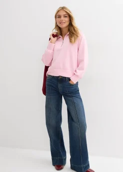 bonprix Sweat en matière néoprène douce|Femme Sweats