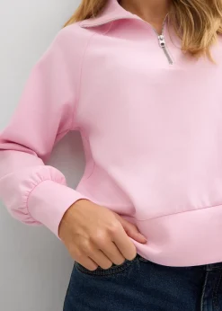 bonprix Sweat en matière néoprène douce|Femme Sweats