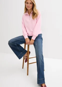 bonprix Sweat en matière néoprène douce|Femme Sweats