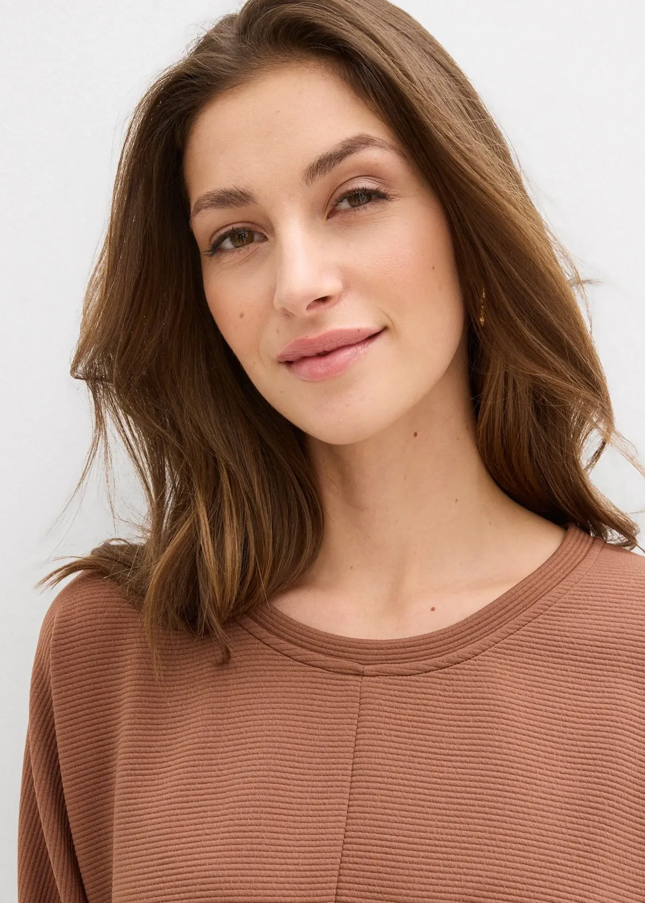 bonprix Sweat en matière texturée|Femme Sweats