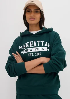 bonprix Sweat oversize à capuche 100% coton|Femme Sweats