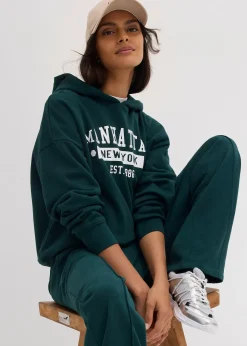 bonprix Sweat oversize à capuche 100% coton|Femme Sweats