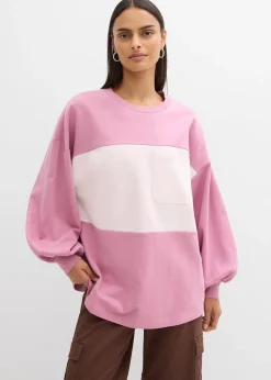 bonprix Sweat oversize 100% coton|Femme Sweats