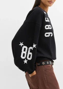 Femme bonprix Sweats|Sweat oversize 100% coton