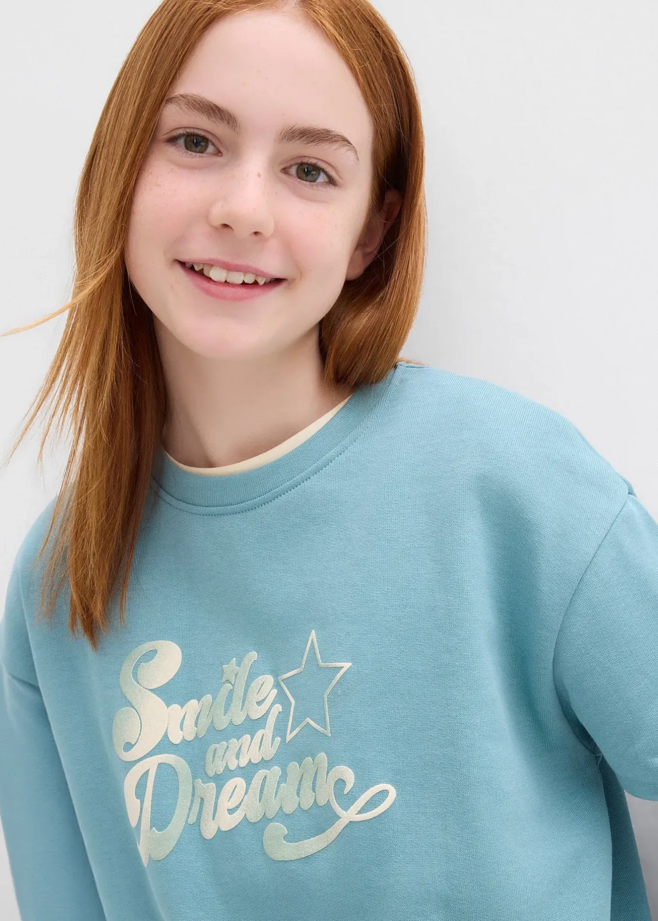 bonprix Sweat oversize 100% coton|Enfant Vêtements Enfant|Filles 9-16 Ans·Pulls & Sweats