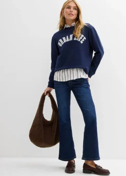 Femme bonprix Sweats|Sweat oversize 100% coton