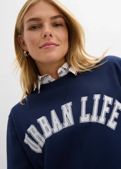 Femme bonprix Sweats|Sweat oversize 100% coton