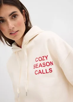 bonprix Sweat oversize 100% coton|Femme Sweats