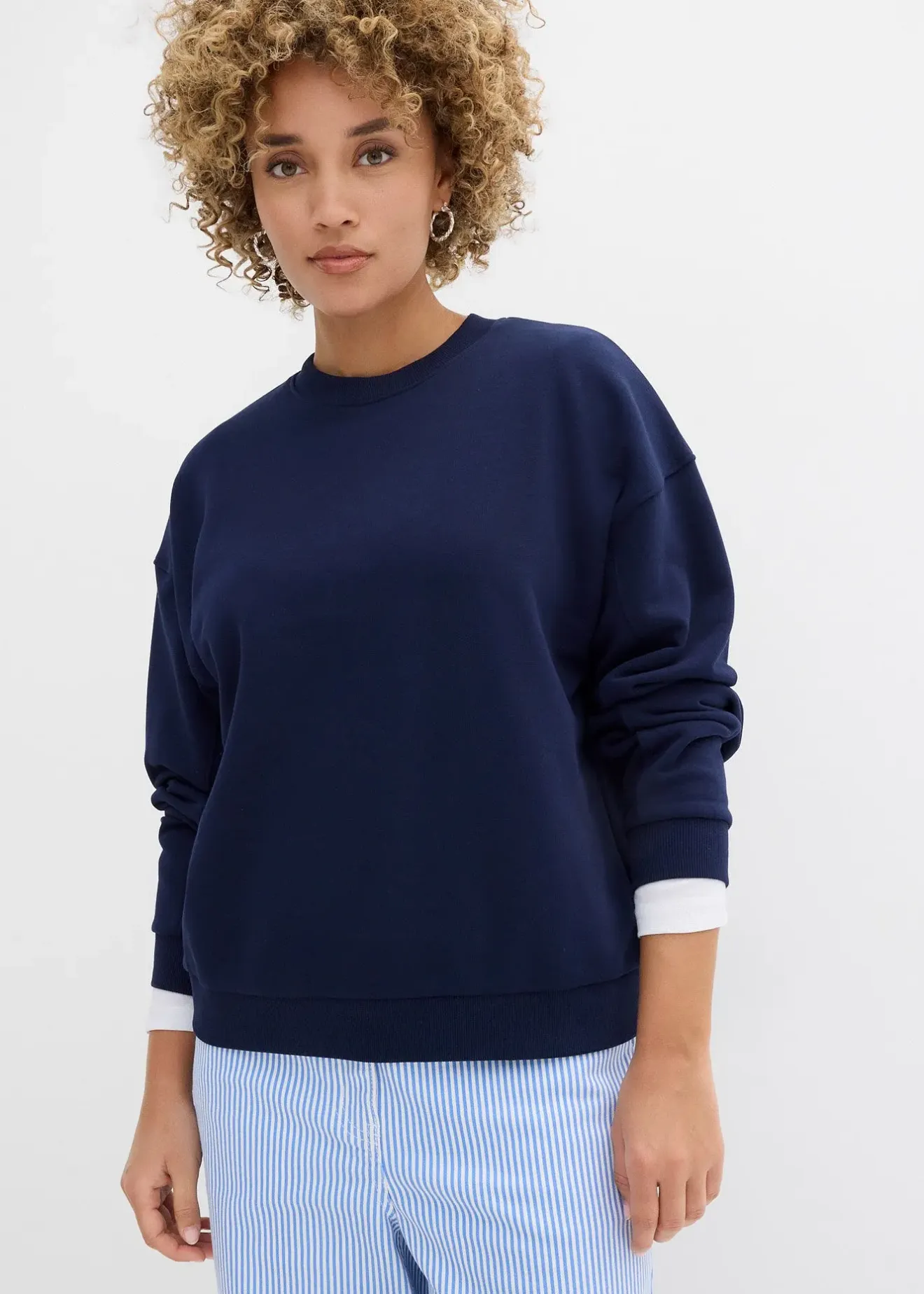bonprix Sweat oversize 100% coton|Femme Sweats